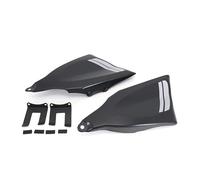 Moto Aileron Avant pour MT-09 MT09 MT 09 2021 2022 Moto Protection Cadre Panneaux Latéraux Remplissage Carénages avec Kit Montage Ailette De Spoiler De Moto(Black Grey)