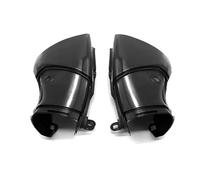 Moto Aileron Avant pour YZF R1 pour YZF-r1 R1 YZFR1 2009-2014 Carénage Latéral Supérieur Avant en Peinte avec Cache Refroidisseur D'admission d'air Ailette De Spoiler De Moto(D-Glossy Black)