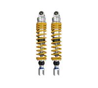 Moto Air Amortisseur Arrière Amortisseur De Moto Universel Modifié Avec Ressort Réglable De 7 Mm(Yellow silver slit 360mm)
