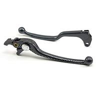 Moto Alliage D'aluminium De Frein Levier D'embrayage De Frein Fit Pour Kawasaki ZX6R-636 ZX6R ZX6RR ZX9R ZX10R ZX12R (Fibre de carbone)