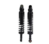 Moto Amortisseur Arrière Amortisseur pneumatique de moto à ressort de 8 mm 370 mm 400 mm pour YFZ350 YFZ450 YFM660 XT500 pour