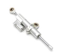 moto amortisseur guidon Compatible Avec R1200GS LC 2013 2014 2015 2016 2017 Amortisseurs De Direction De Moto Stabilisateur De Guidon Stabilisateur Réglable Universel(Silver)