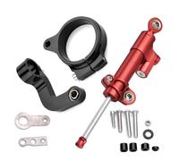 moto amortisseur guidon Compatible Avec R1200GS Pour LC 2013-2016 Amortisseur De Direction Pour Moto Stabilisateur Support De Montage Universel Accessoires Réglables(Red)