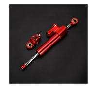 Moto Amortisseur Pour F900XR Pour G310GS Pour G310R Pour G650GS Pour HP2 Stabilisateur D'amortisseur Direction Moto Support Contrôle Sécurité Inversé Linéaire(255MM Red Red)