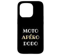 Moto apero Dodo Humour Motard Homme Biker Humoristique Coque pour iPhone 15 Pro