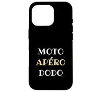 Moto apero Dodo Humour Motard Homme Biker Humoristique Coque pour iPhone 16 Pro