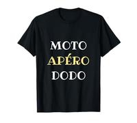 Moto apero dodo humour motard homme biker humoristique T-Shirt