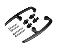 Moto Arri¨¨re Passager Barre D'appui Poign¨¦e Rail Moto Poign¨¦e Si¨¨ge Arri¨¨re Rail Kit pour Z650 2017 2018 CNC Aluminium(Noir)