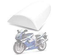 Moto arrière Passager Seat Housse Bénitier pour GSXR600 GSXR750 K1 2001-2003 GSXR1000 K2 2000-2002(Blanc)