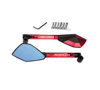 Moto Arrière Rétroviseurs Rétroviseurs de Guidon Moto antireflet, Bleus, œil Faucon, pour X-Max 125 250 300 400, Accessoires