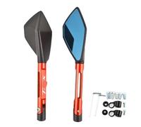 Moto Arrière Rétroviseurs Rétroviseurs latéraux de Moto personnalisés en Aluminium CNC, antireflet, bleuté, œil Faucon, 8 mm, 10, pour T-Max 500 530 560