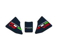 Moto Autocollants réservoir Genouillères Antidérapantes pour pour Multistrada V4 1100 Sport 1100S 2021 - 2022, Coussinet Latéral De Protection Autocollant pour Réservoir