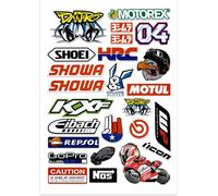 Moto Autocollants Sponsor,Ensemble Autocollants Sport,Autocollants De Moto Cool,Autocollant Monster,Vtt Autocollant,Pour Des Motos Tout-Terrain Casques Skateboards (Aigle)