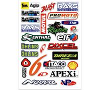 Moto Autocollants Sponsor,Ensemble Autocollants Sport,Autocollants De Moto Cool,Autocollant Monster,Vtt Autocollant,Pour Des Motos Tout-Terrain Casques Skateboards (Nombre)