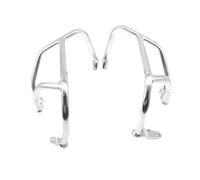 Moto Autoroute Crash Bar Pour Gold Pour Wing Pour GL1800 2018-2023 Barres De Protection Réservoir Moteur Moto Pare-chocs(Silver)