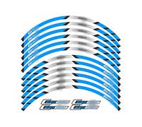 Moto Avant Arrière Roues Bord Extérieur Jante Autocollant Réfléchissant Bande Roue Décalcomanies pour B&MW C650 Sport (Couleur : 4)