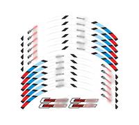 Moto Avant Arrière Roues Bord Extérieur Jante Autocollant Réfléchissant Bande Roue Décalcomanies pour B&MW C650 Sport (Couleur : 5)