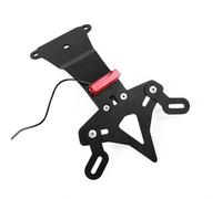 Moto avec Permis De Lumière LED pour Ducati pour Scrambler 800 pour 2015-2023 2022 2021 Support Plaque Accessoires Rangement Arrière Support de Plaque d'immatriculation Moto