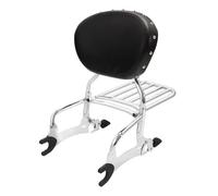 Moto Bagages Supports Pour Indian Pour Chieftain Pour Springfield Pour Dark Pour Horse Pour Roadmaster Pour Chief Pour Vintage Motorcycle Sissy Bar Porte-bagages Dossier Moto Arrière Porte-Bagages(Bla