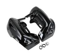 Moto Barre De Protection Pour Touring Pour Road King Street Pour Electra Glide 1983-2013 Moto Carénages Jambe Ventilés Inférieurs Bouchon Boîte À Gants(Vivid Black)