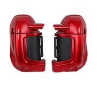 Moto Barre De Protection Pour Touring Pour Road King Street Pour Electra Glide 1983-2013 Moto Carénages Jambe Ventilés Inférieurs Bouchon Boîte À Gants(Red)