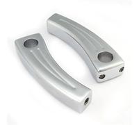 Moto Barre Montante Montage Compatible avec les motos Harley Davidson Victory Cruiser équipées d'un collier de fixation guidon 25 mm et rehausseurs chromés 6/7 pouces Guidons hauts(6inch)