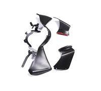 Moto Becquet Avant pour CBR1000RR-R pour CBR1000RRR 2021 2022 2023 Kits De Déflecteurs De Spoilers d'ailes Aérodynamiques en Fibre Carbone pour Moto Spoiler Carénage(Plain Weave Matte)