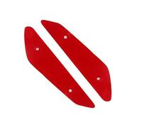 Moto Becquet Avant pour CBR500R pour CBR 500R Kit d'ailes Aérodynamiques pour Carénage De Moto Aile Fixe Spoiler Carénage(Replace-Red)