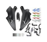 Moto Becquet Avant pour Kawasaki Z 900 Z900 2017-2024 Protection Inférieure du Moteur Couvercle De Protection du Châssis Spoiler Carénage(Black 20-24)