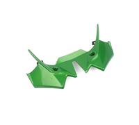 Moto Becquet Avant pour Kawasaki Z650 2021 2022 2023 2024 Kit D'aileron Avant Aérodynamique pour Moto Spoiler Carénage(Green)