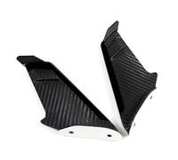Moto Becquet Avant pour YZF R1 R6 R7 R15 R25 R3 R125 Kit D'ailettes Aérodynamiques Décoratives Et Autocollantes pour Carénage Avant De Moto Spoiler Carénage(Noir)