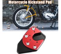 Moto Béquille Extension Enlarger Tampon Côté Supports Noir Bleu