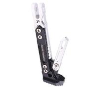 Moto BéQuille LatéRale Béquille de Moto support de coup de pied pied support latéral support de béquille de stationnement Pit Bike Moto accessoires de Moto universel BéQuille De Moto ( Color : Silver