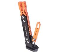 Moto BéQuille LatéRale Béquille de Moto support de coup de pied pied support latéral support de béquille de stationnement Pit Bike Moto accessoires de Moto universel BéQuille De Moto ( Color : Orange