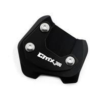 Moto Béquille Pied Latérale Extension Agrandisseur Support Plaque Pad Pour Honda CMX Rebelle 500 300 CMX300 CMX500(CMX300 Black)