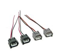 Moto Bobine Allumage Connecteur de bobine d'allumage à 2 broches, avec faisceau de câbles, Convient pour Hyundai Accent 1,6 l, Convient pour Toyota Kia Allumages Moto(2 SET)