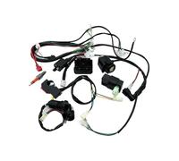 Moto Bobine allumage Magnéto Bobine de stator Moteur Moto, Faisceau câbles électriques Complet, kit Bobine d'allumage CDI pour 125cc-250cc