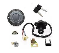 Moto Bobine Allumage Pour YZF R1 2002-2003 2007-2022 R6 2004 2006-2022 FJR1300 2001-2022 FZ6 Contacteur D'allumage Bouchon Réservoir Serrure Selle Jeu Clés(A)