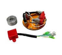 Moto Bobines Allumage Stator Magnéto Kit De Stator Rotor Interne Bobine Magnétique Moto pour Scooter LF YX 50/110/125/150/160CC, Kart, Quad, Moteur Horizontal