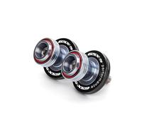 Moto Bobines De Bras Oscillant De Stationnement Pour GSXS 750 950 1000/F/GT 2015-2022 GSXS750 GSXS1000 GSX-S Vis Pour Support Coulissant De Bras Oscillant CNC 8 Mm(Aluminum Red)