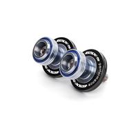 Moto Bobines De Bras Oscillant De Stationnement Pour GSXS 750 950 1000/F/GT 2015-2022 GSXS750 GSXS1000 GSX-S Vis Pour Support Coulissant De Bras Oscillant CNC 8 Mm(Aluminum Blue)