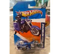 Moto BOSS HOSS 2011 Hot Wheels Main Street '11 #8 De 10 #168 - Bleu