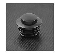 Moto Bouchon de RéServoir Moto Noir/Chrome Pop Up Casquette de Carburant Terrain à Main Droite Reservoir Gaz Cap d'ajustement Utilisez pour Harley 1982-2010 Dyna Softail Touring XL Bouchon de RéServ
