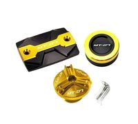 Moto Bouchon Réservoir Liqui Frein Bouchon De Réservoir De Liquide De Frein Avant Et Arrière, Couvercle De Remplissage D'huile, Accessoires De Moto pour MT07 FZ07 pour MT-07 2014-2020 2021 2022 2023