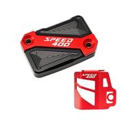 Moto Bouchon Réservoir Liqui Frein Bouchon De Réservoir Liquide Frein Avant pour Moto pour Speed 400 2023 2024 pour Scrambler 400X pour X, Couvercle D'huile