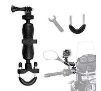 Moto Boule Support, RAM Mount U-Bolt, Adaptateur Bille Base Compatible de Téléphone pour Vélo et Rotule Mount avec Supports Ram Portable Vélo, VTT 1 Pc, Aluminium 1"