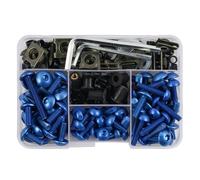 Moto Boulon Ecrou Compatible avec Aprilia pour RSV Miller 2000-2003 pour RSV Miller Haga 2003 Vis De Moto Boulon De Carénage Vis De Carrosserie De Moto Kit De Boulons De Carénage(Blue)