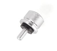 Moto Boulon Ecrou Compatible avec Dyna 6 Mm Pièces Générales Moto Arrière pour Siège pour Boulon Garde-Boue Vis Écrou Montage Onglet Bouton Couvercle Moto Carénage Boulons(Silver)