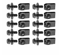 Moto Boulon Ecrou Compatible avec Infiniti pour G37 pour G37X 2008-2014 10 Pièces Boulons Carrosserie Voiture Clips D'écrou en U M6 Garde Garde-Boue Doublure Retenue Fixation Rivet Vis(20pcs)