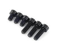 Moto Boulon Ecrou Compatible avec pour Z125 pour Ninja pour 650R pour ER-6F Moto Alliage Essence Réservoir Gaz Couvercle Boulons Vis Carénage Universel pour Kits Boulons(Black)